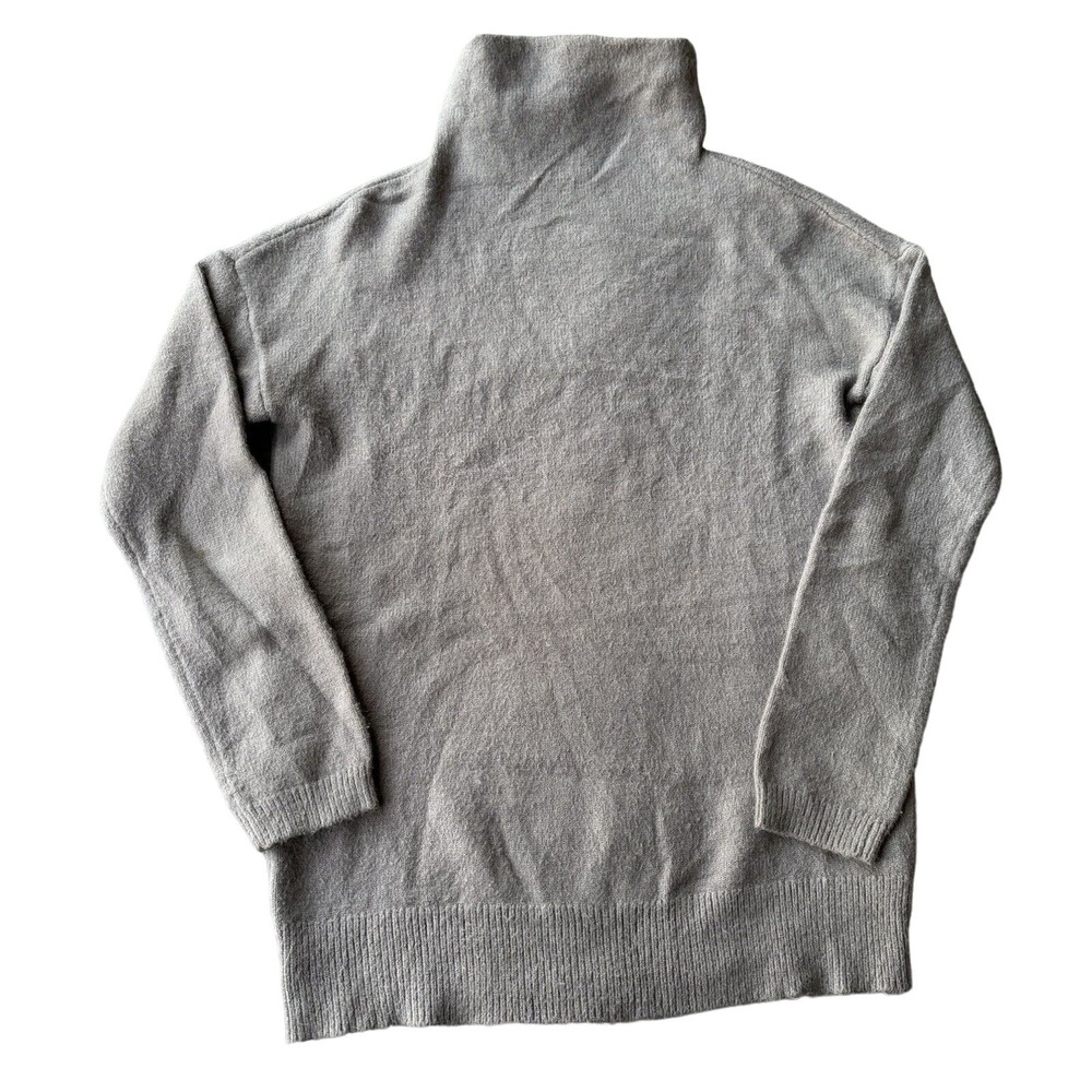 Stella Sky Sweater Sz XS Tight Knit Mock Neck Grey Soft Casual Winter Womens